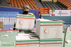 آیین توزیع 30 هزار بسته معیشتی