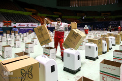 آیین توزیع 30 هزار بسته معیشتی