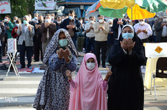 اقامه نماز عید سعید فطر در تبریز‎