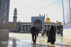 اقامه نماز عید فطر در حرم کریمه اهل بیت (س)