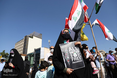 تظاهرات در تهران برای اعلام همبستگی با مردم مظلوم فلسطین