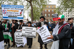 تظاهرات در لندن، بریتانیا برای اعلام همبستگی با مردم مظلوم فلسطین