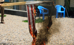 تجمع اعتراض‌آمیز طلاب بیرجندی علیه جنایات ضدبشری اسرائیل