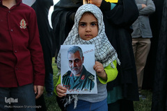 راهپیمایی خودرویی مردم شهر مقدس قم در  حمایت از مردم مظلوم فلسطین