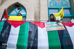 مراسم اعتراضی و محکومیت حملات اسرائیل و حمایت از مردم مظلوم فلسطین،مسجدالاقصی و غزة