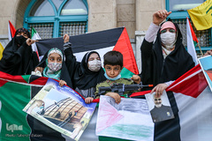 مراسم اعتراضی و محکومیت حملات اسرائیل و حمایت از مردم مظلوم فلسطین،مسجدالاقصی و غزة