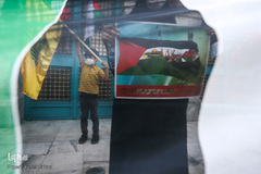 مراسم اعتراضی و محکومیت حملات اسرائیل و حمایت از مردم مظلوم فلسطین،مسجدالاقصی و غزة