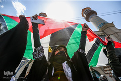 مراسم اعتراضی و محکومیت حملات اسرائیل و حمایت از مردم مظلوم فلسطین،مسجدالاقصی و غزة