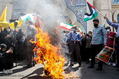 مراسم اعتراضی و محکومیت حملات اسرائیل و حمایت از مردم مظلوم فلسطین،مسجدالاقصی و غزة