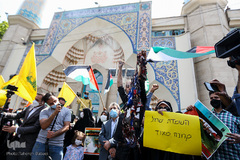 مراسم اعتراضی و محکومیت حملات اسرائیل و حمایت از مردم مظلوم فلسطین،مسجدالاقصی و غزة