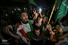 جشن پیروزی مقاومت مردم فلسطین