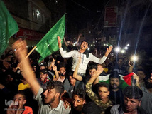 جشن پیروزی مقاومت مردم فلسطین