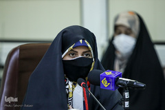 سمیه حاجعلی در نشست نقد و بررسی مسابقات بین‌المللی قرآن