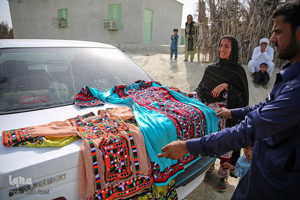 زه دوزی زنان بلوچ‎
