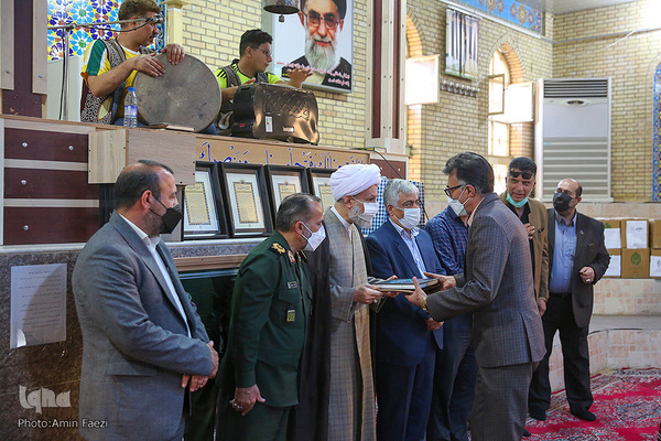 مراسم تجلیل از پهلوانان زورخانه ای در شیراز