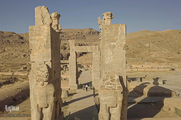 تصاویر هوایی از تخت جمشید