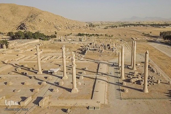 تصاویر هوایی از تخت جمشید