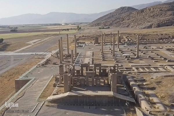 تصاویر هوایی از تخت جمشید