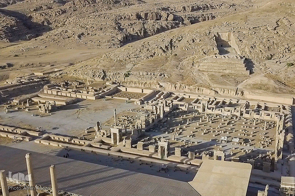 تصاویر هوایی از تخت جمشید