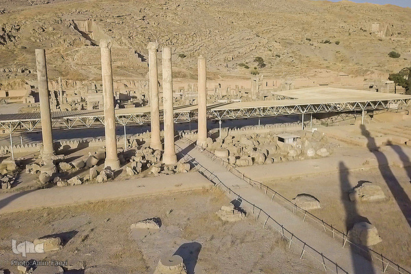 تصاویر هوایی از تخت جمشید