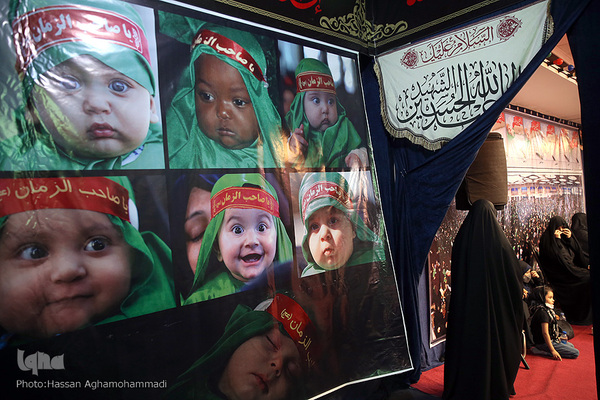 مراسم افتتاحیه کارگاه دوخت لباس شیرخوارگان حسینی