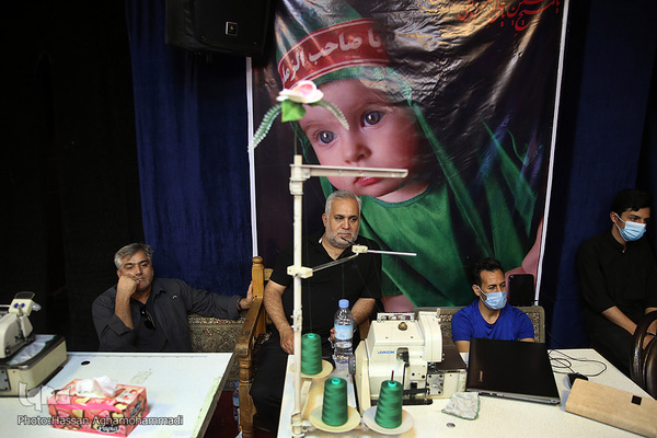 مراسم افتتاحیه کارگاه دوخت لباس شیرخوارگان حسینی