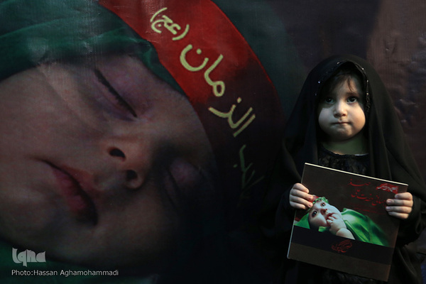 مراسم افتتاحیه کارگاه دوخت لباس شیرخوارگان حسینی