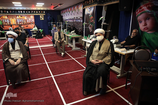 مراسم افتتاحیه کارگاه دوخت لباس شیرخوارگان حسینی