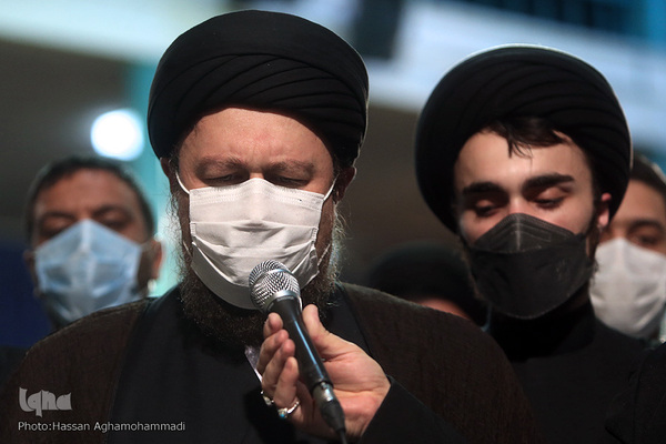 مراسم تشییع پیکر مرحوم حجت الاسلام والمسلمین علی اکبر محتشمی پور در جماران