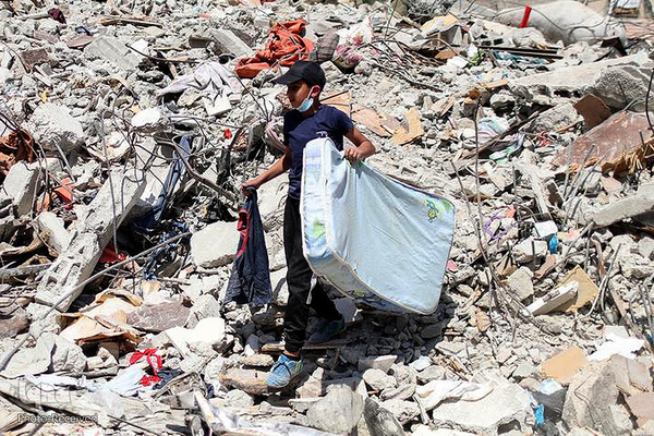 زندگی در میان آوارهای غزه