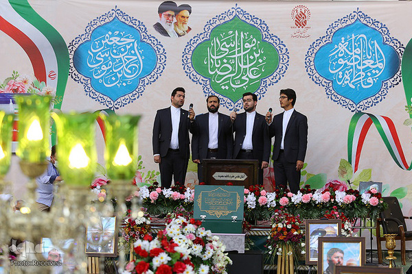 مراسم خطبه خوانی در حرم حضرت معصومه(س)