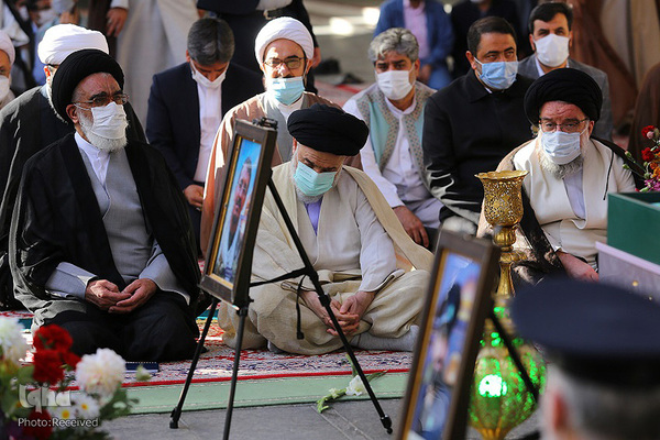 مراسم خطبه خوانی در حرم حضرت معصومه(س)