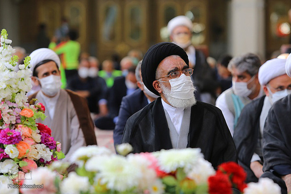 مراسم خطبه خوانی در حرم حضرت معصومه(س)