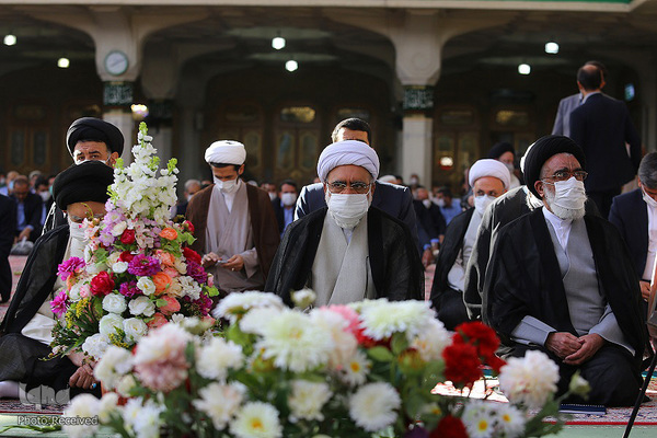 مراسم خطبه خوانی در حرم حضرت معصومه(س)