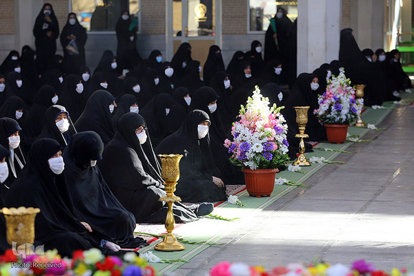 مراسم خطبه خوانی در حرم حضرت معصومه(س)