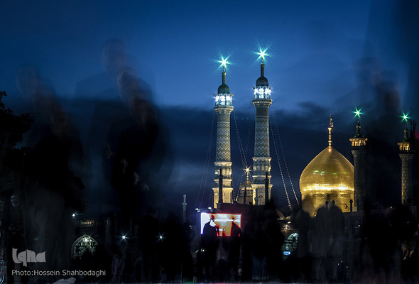 حرم نورانی کریمه حضرت معصومه(س) کریمه اهل بیت(ع) در شهر مقدس قم