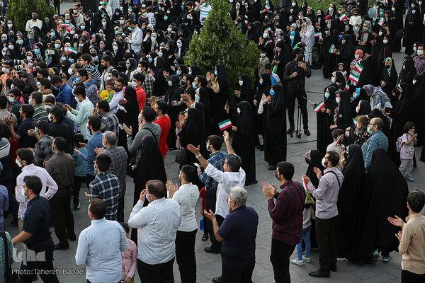 جشن خیابانی دهه کرامت در تهران