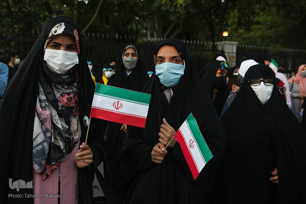 جشن خیابانی دهه کرامت در تهران