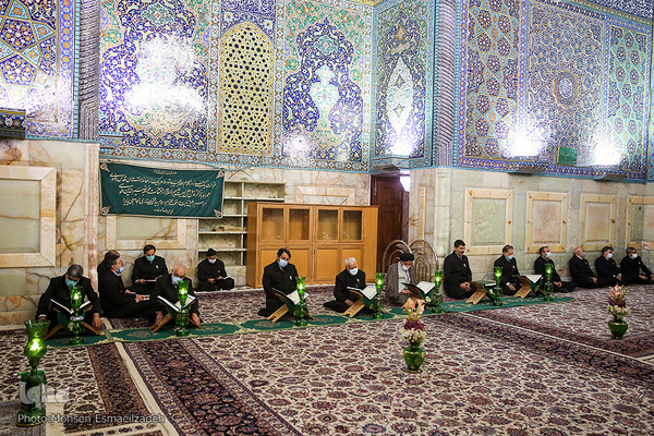 آیین سنتی «صفه» در حرم مطهر رضوی