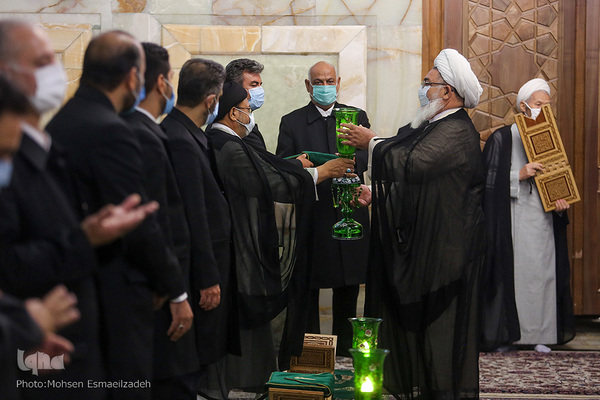 آیین سنتی «صفه» در حرم مطهر رضوی