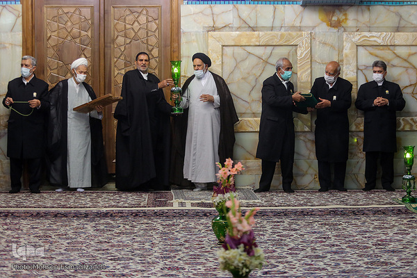 آیین سنتی «صفه» در حرم مطهر رضوی