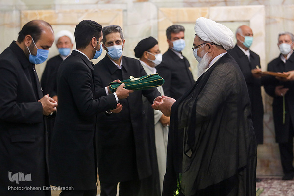 آیین سنتی «صفه» در حرم مطهر رضوی