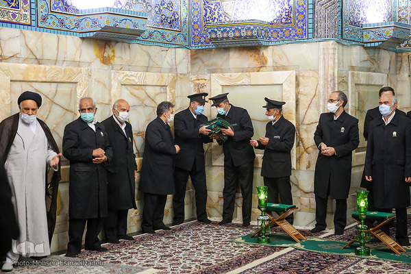 آیین سنتی «صفه» در حرم مطهر رضوی