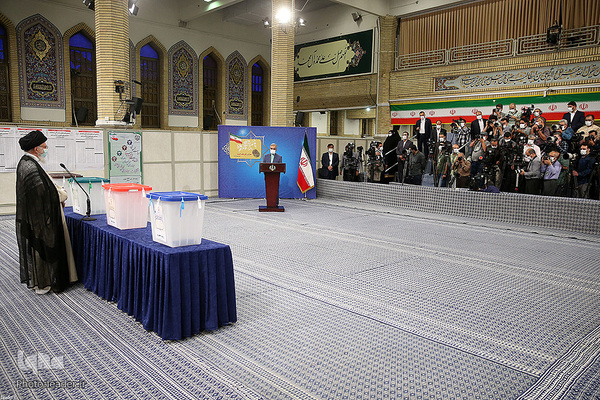 حضور رهبر معظم انقلاب در انتخابات ۱۴۰۰