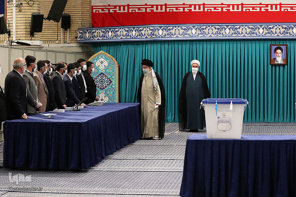 حضور رهبر معظم انقلاب در انتخابات ۱۴۰۰