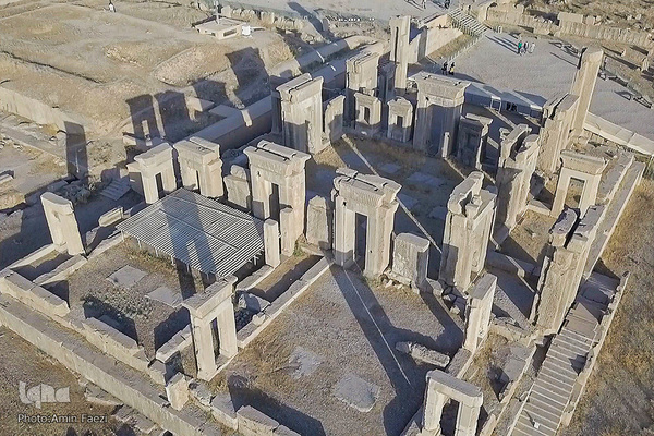 تصاویر هوایی از تخت جمشید