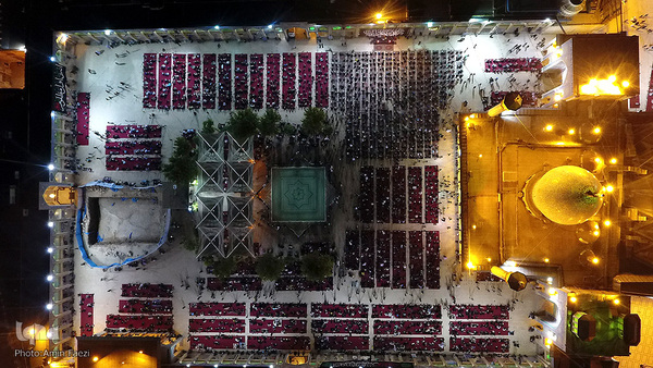 مراسم احیای شب بیست و سوم ماه رمضان با رعایت پروتکل‌های بهداشتی در حرم شاهچراغ (ع)