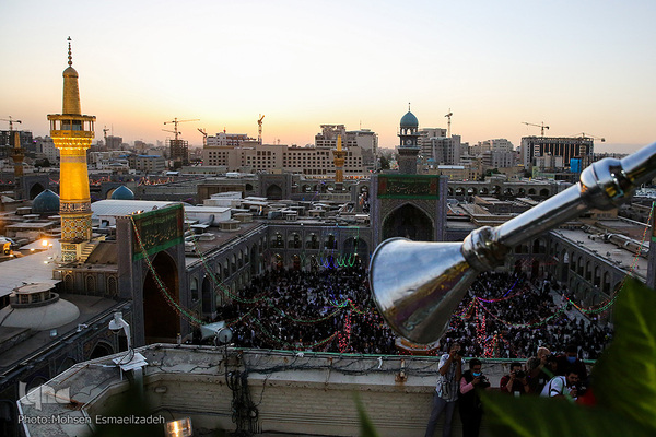 مراسم نقاره‌زنی حرم مطهر رضوی در آستانه میلاد امام رضا(ع)
