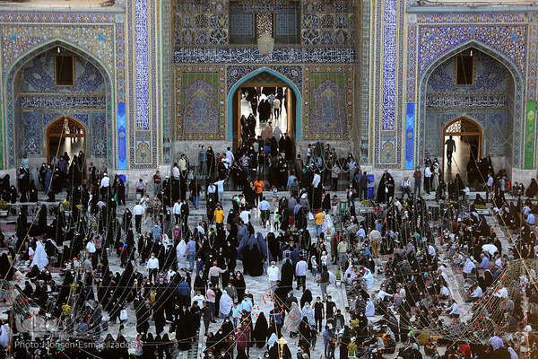 مراسم نقاره‌زنی حرم مطهر رضوی در آستانه میلاد امام رضا(ع)