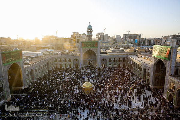 مراسم نقاره‌زنی حرم مطهر رضوی در آستانه میلاد امام رضا(ع)